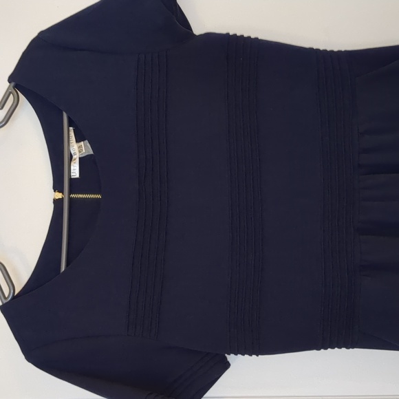 *3/$25 Uttam Boutique navy blue dress with pockets - Picture 2 of 7